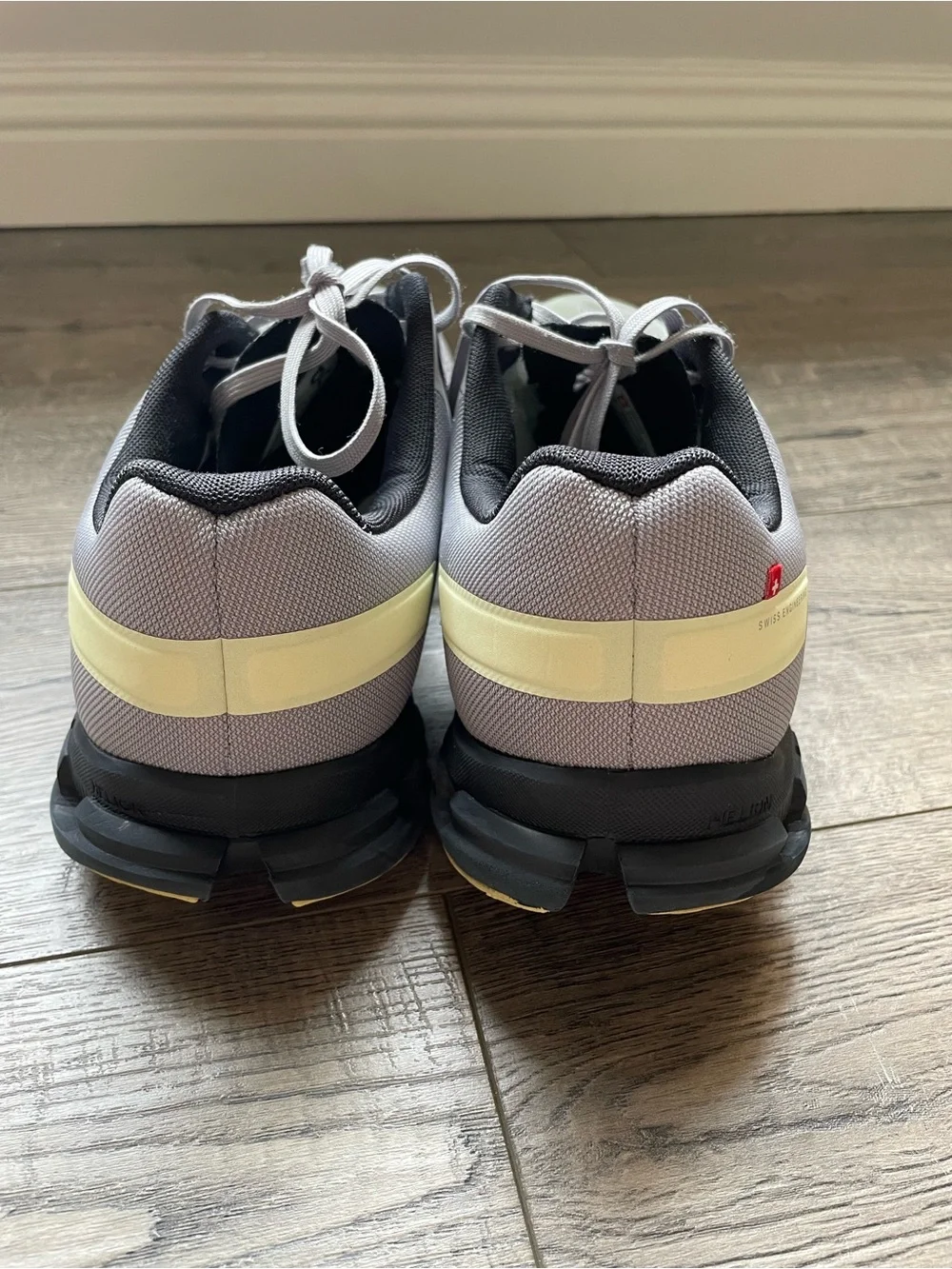 On Running Men’s Cloudsurfer Running Shoes in Light Gray and White